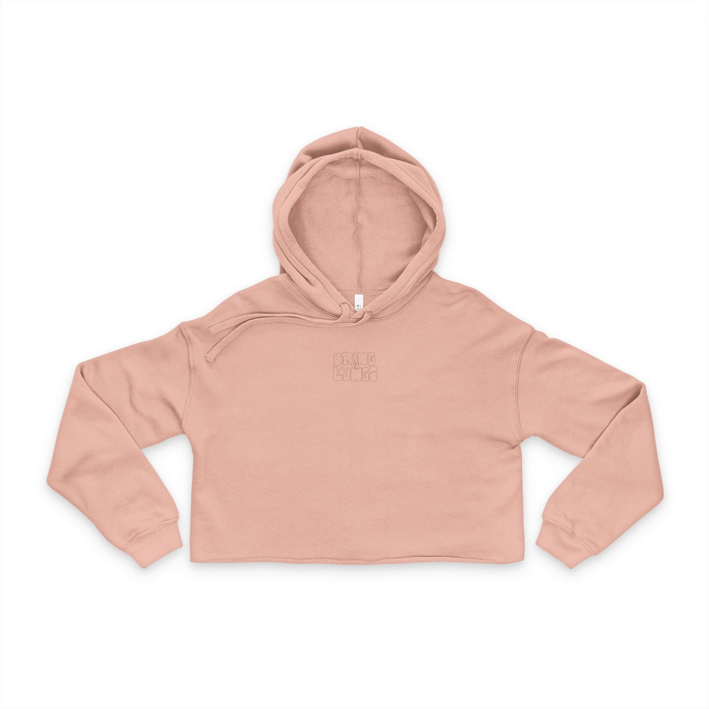 BYL “Floral Fume” Cropped Womens Hoodie