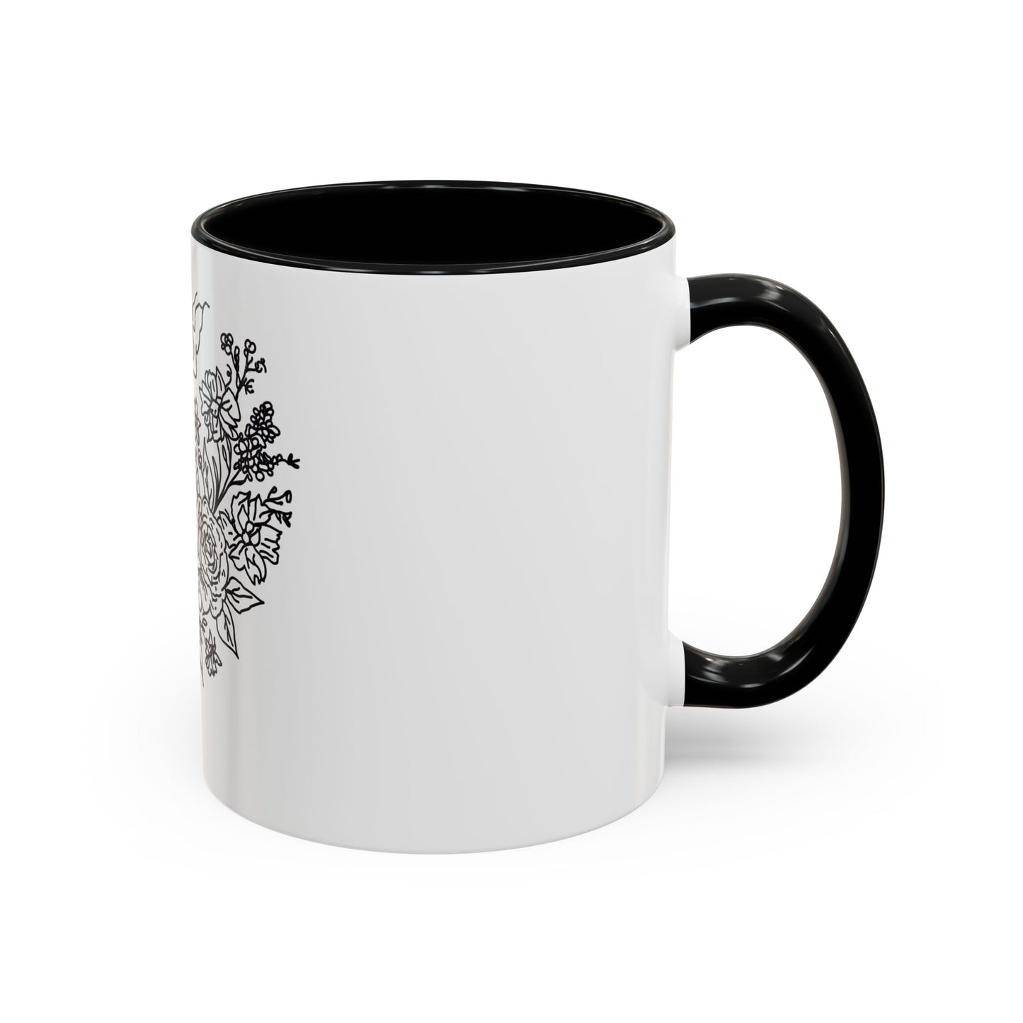 BYL “Floral Smoke” Accent Mug – 11oz