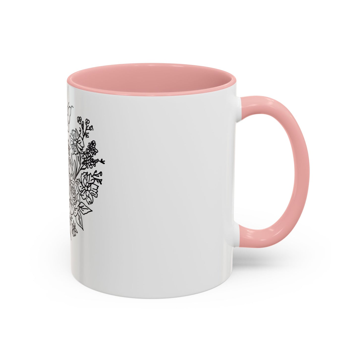 BYL “Floral Smoke” Accent Mug – 11oz