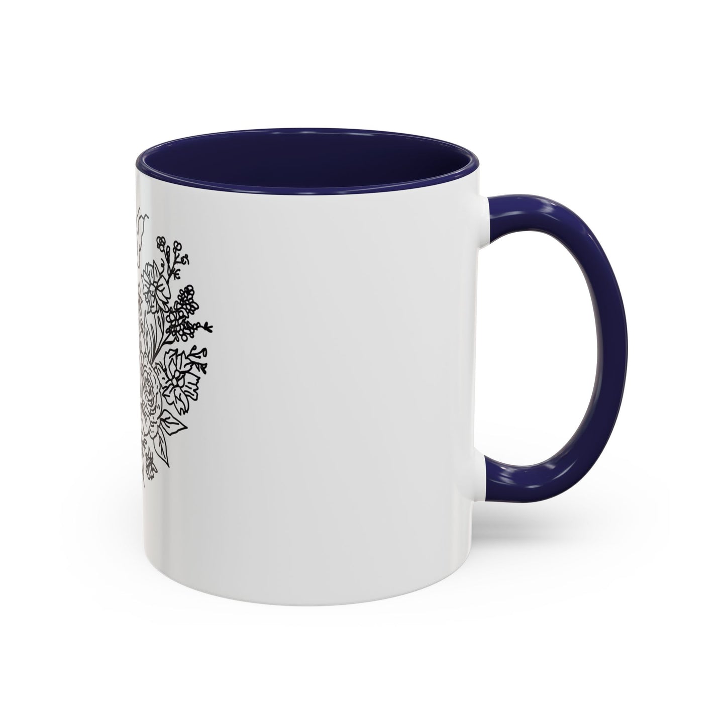 BYL “Floral Smoke” Accent Mug – 11oz