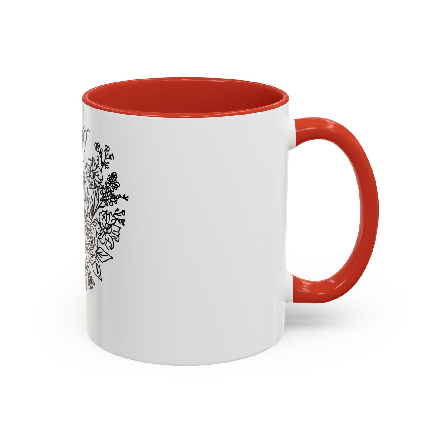 BYL “Floral Smoke” Accent Mug – 11oz