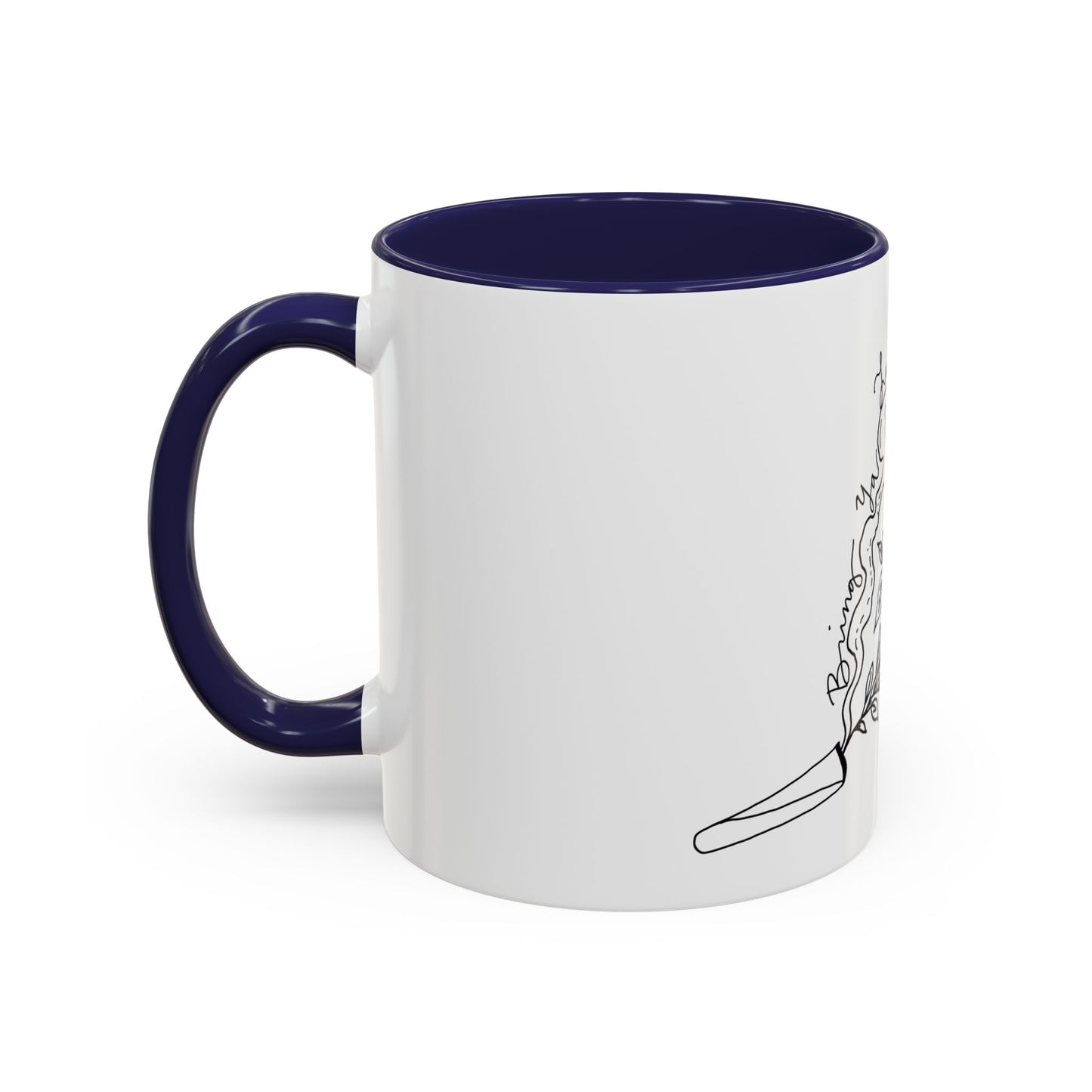 BYL “Floral Smoke” Accent Mug – 11oz