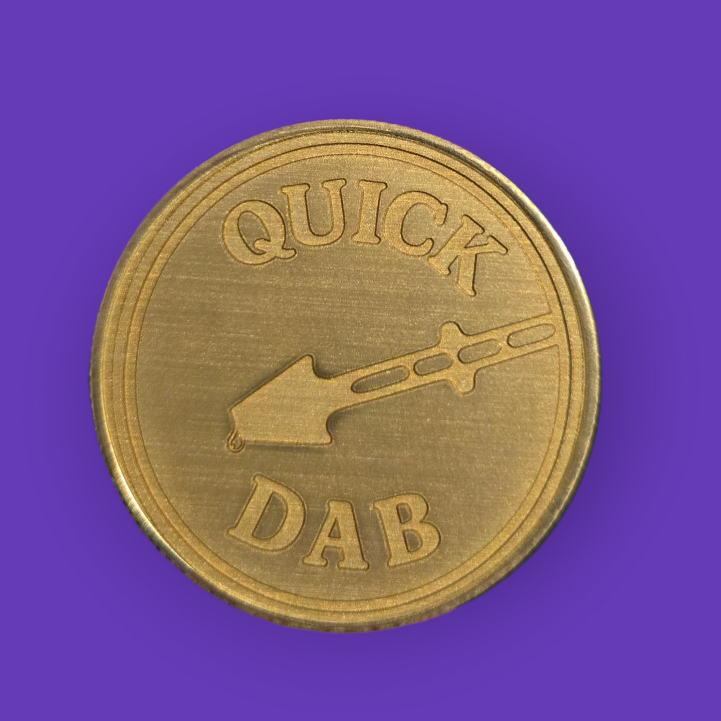 BYL Huge Glob/Quick Dab Brass Decision Coin