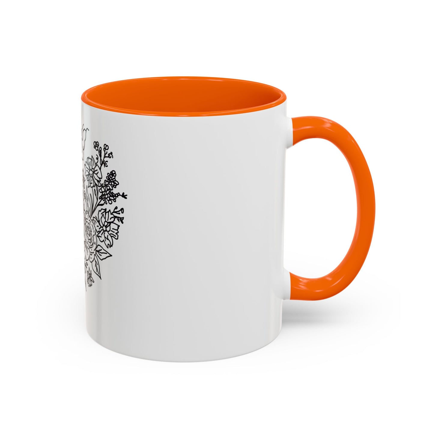 BYL “Floral Smoke” Accent Mug – 11oz