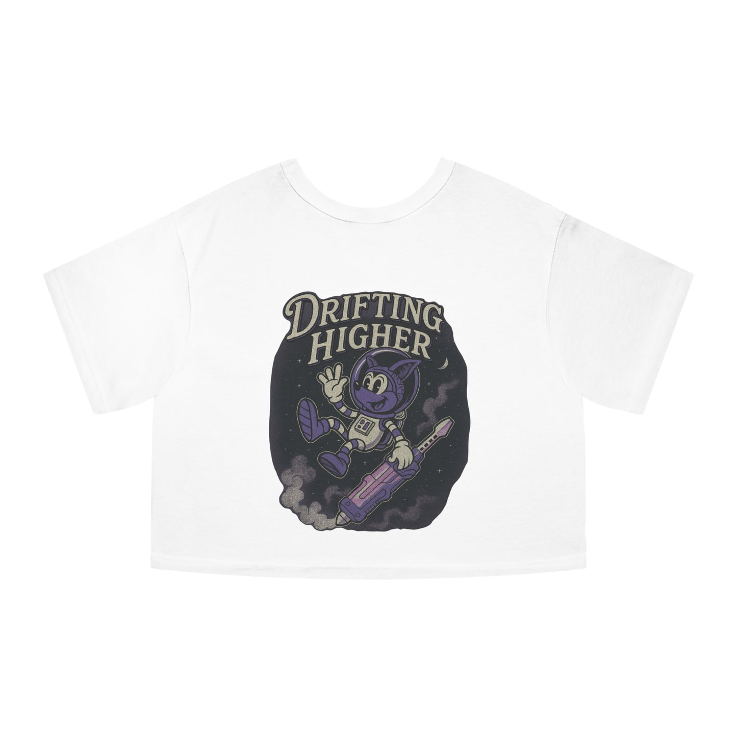 "Drifting higher" Champion Women's Heritage Cropped T-Shirt