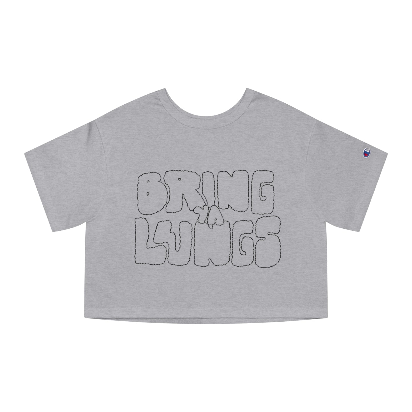 "Drifting higher" Champion Women's Heritage Cropped T-Shirt