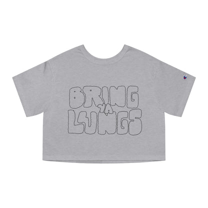 "Drifting higher" Champion Women's Heritage Cropped T-Shirt