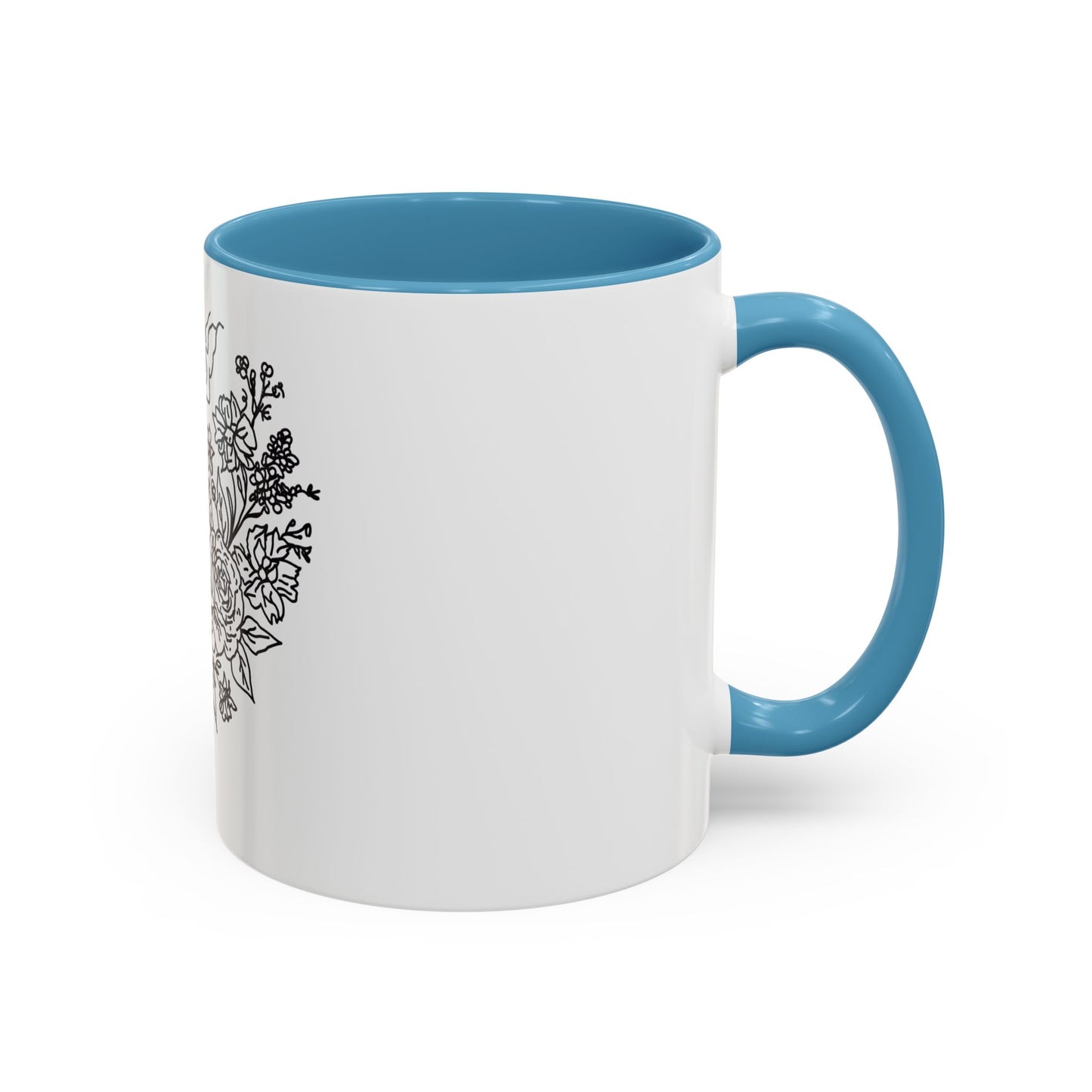 BYL “Floral Smoke” Accent Mug – 11oz