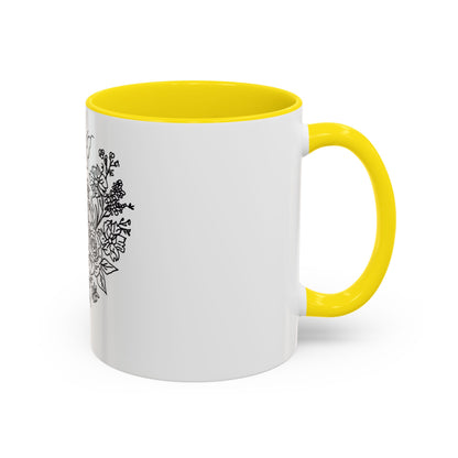 BYL “Floral Smoke” Accent Mug – 11oz