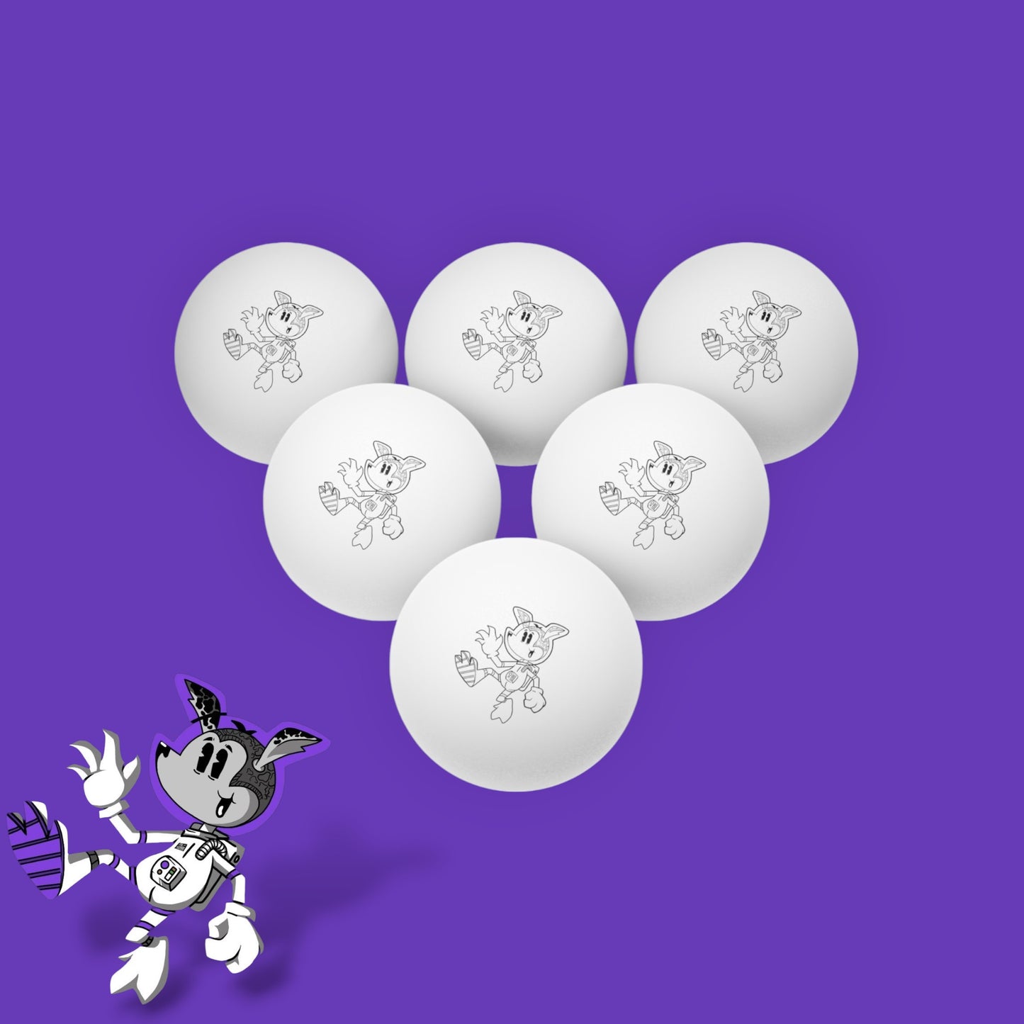 BYL Ping Pong Ball Set 6 pcs