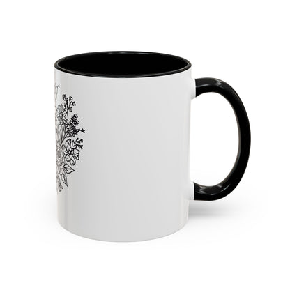 BYL “Floral Smoke” Accent Mug – 11oz