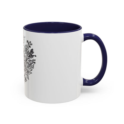 BYL “Floral Smoke” Accent Mug – 11oz