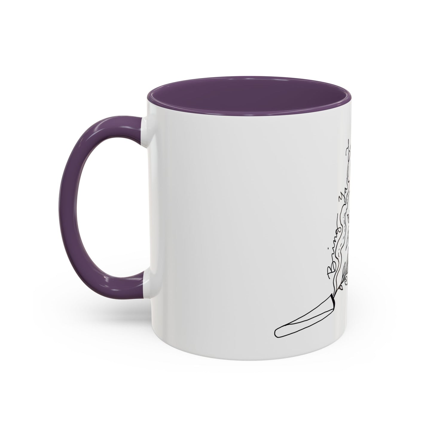 BYL “Floral Smoke” Accent Mug – 11oz
