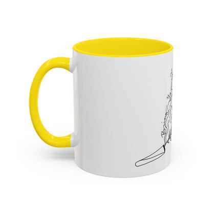 BYL “Floral Smoke” Accent Mug – 11oz