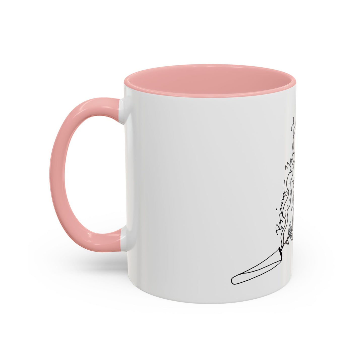 BYL “Floral Smoke” Accent Mug – 11oz