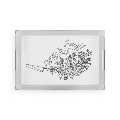BYL “Floral Fume” Acrylic Tray