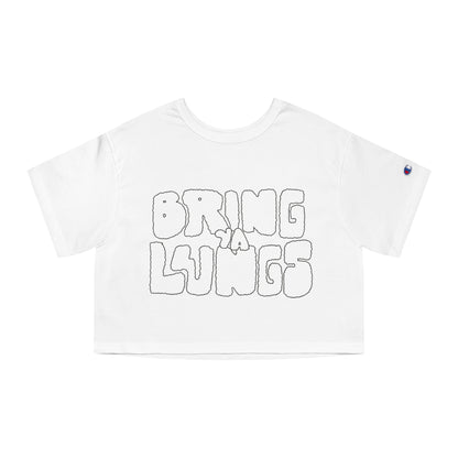 "Drifting higher" Champion Women's Heritage Cropped T-Shirt