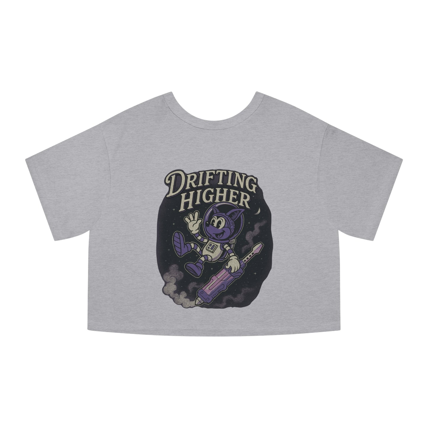 "Drifting higher" Champion Women's Heritage Cropped T-Shirt