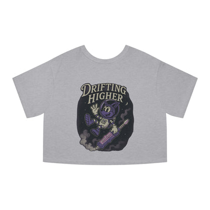 "Drifting higher" Champion Women's Heritage Cropped T-Shirt