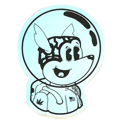 Rillo the Dillo Bust Sticker (Holographic)