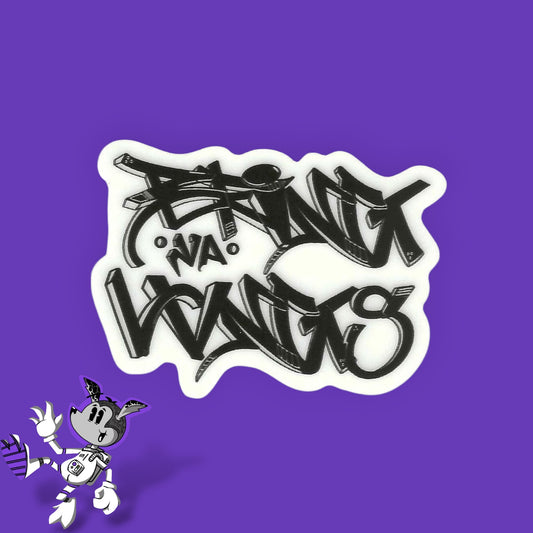 BYL Throw Sticker by @freshsupply_xs