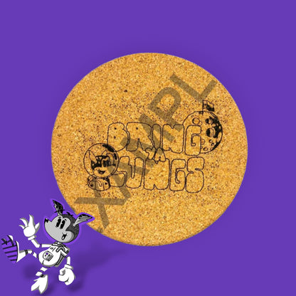 Custom Laser Engraved Cork Matt (7")