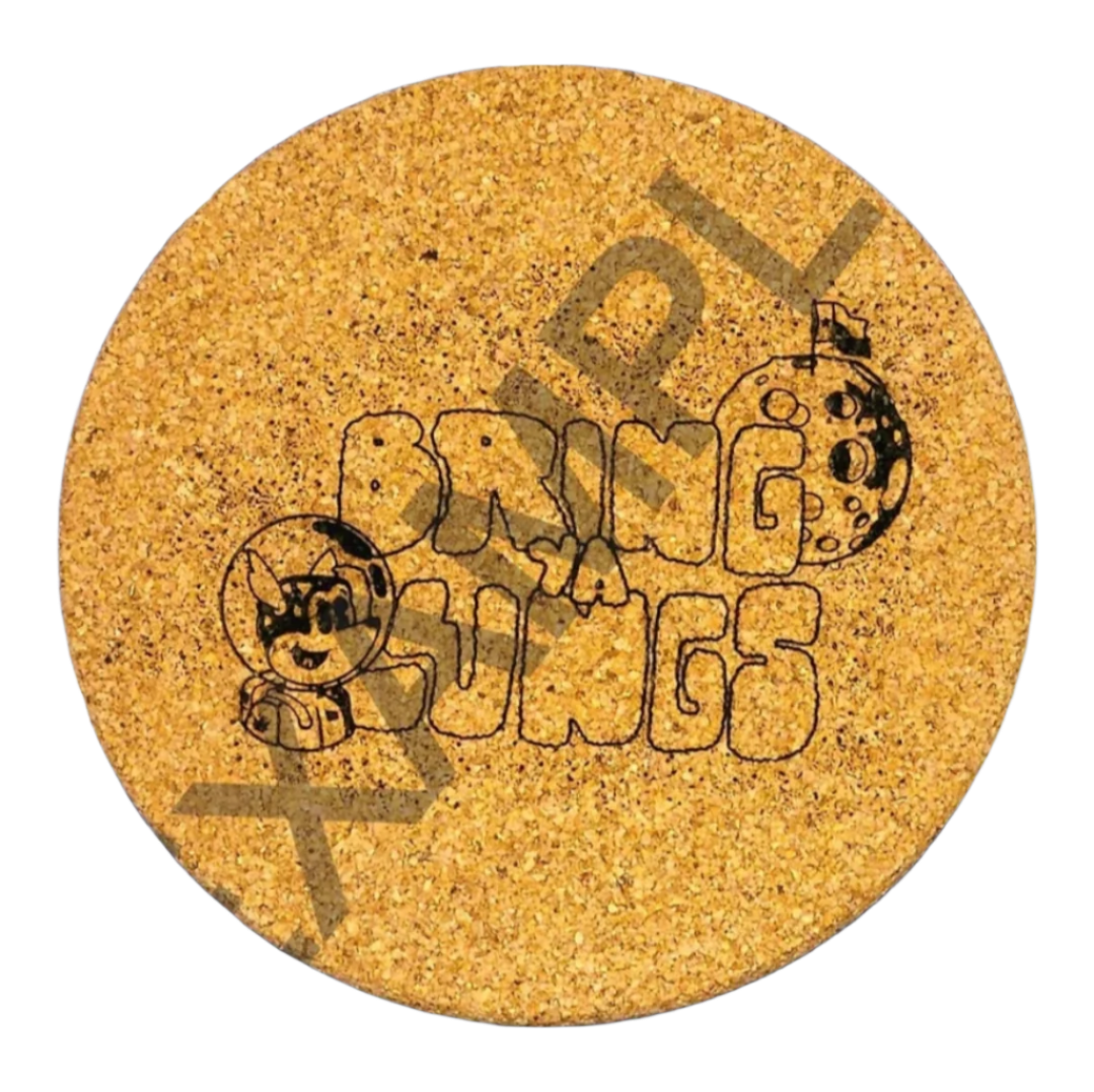 Custom Laser Engraved Cork Matt (7")