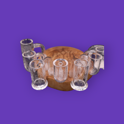 BYL Olive Wood Slab Display — Quartz & Accessory Holder