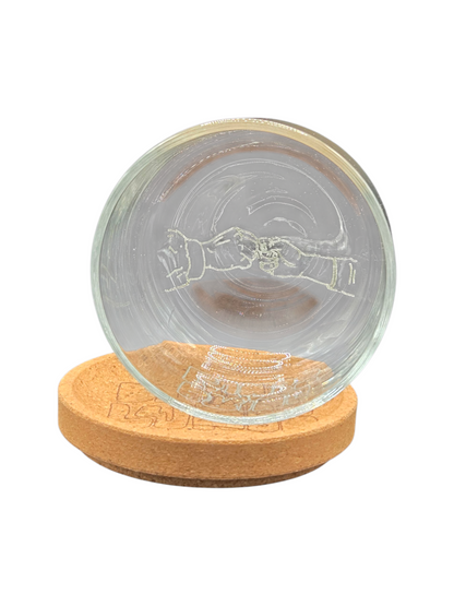 BYL Triple-Glass Jar Cork Tray – 1 / 1 Collector’s Set