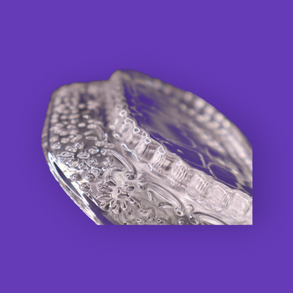 BYL Vintage Glass Accent Tray